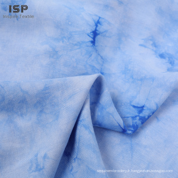 100% viscose Challis &amp; Poplin Tie tissu pour robes